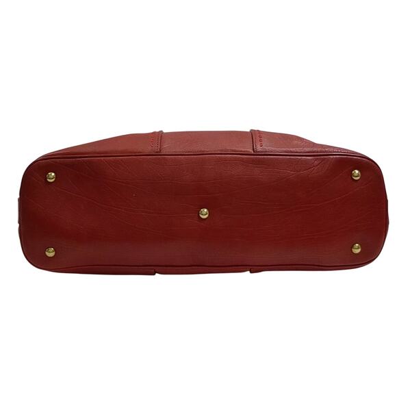 YSL Saint Laurent Red Leather Muse EUC - Picture 4 of 8